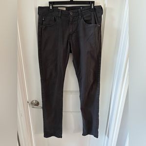 AG The Matchbox Slim Straight Black Pants